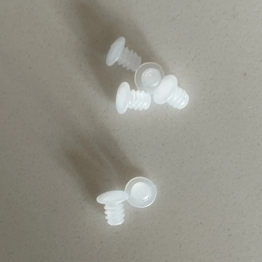 IKEA 115339 Small Plastic Bungs Plugs Fillers Furniture Hardware x6 HEMNES